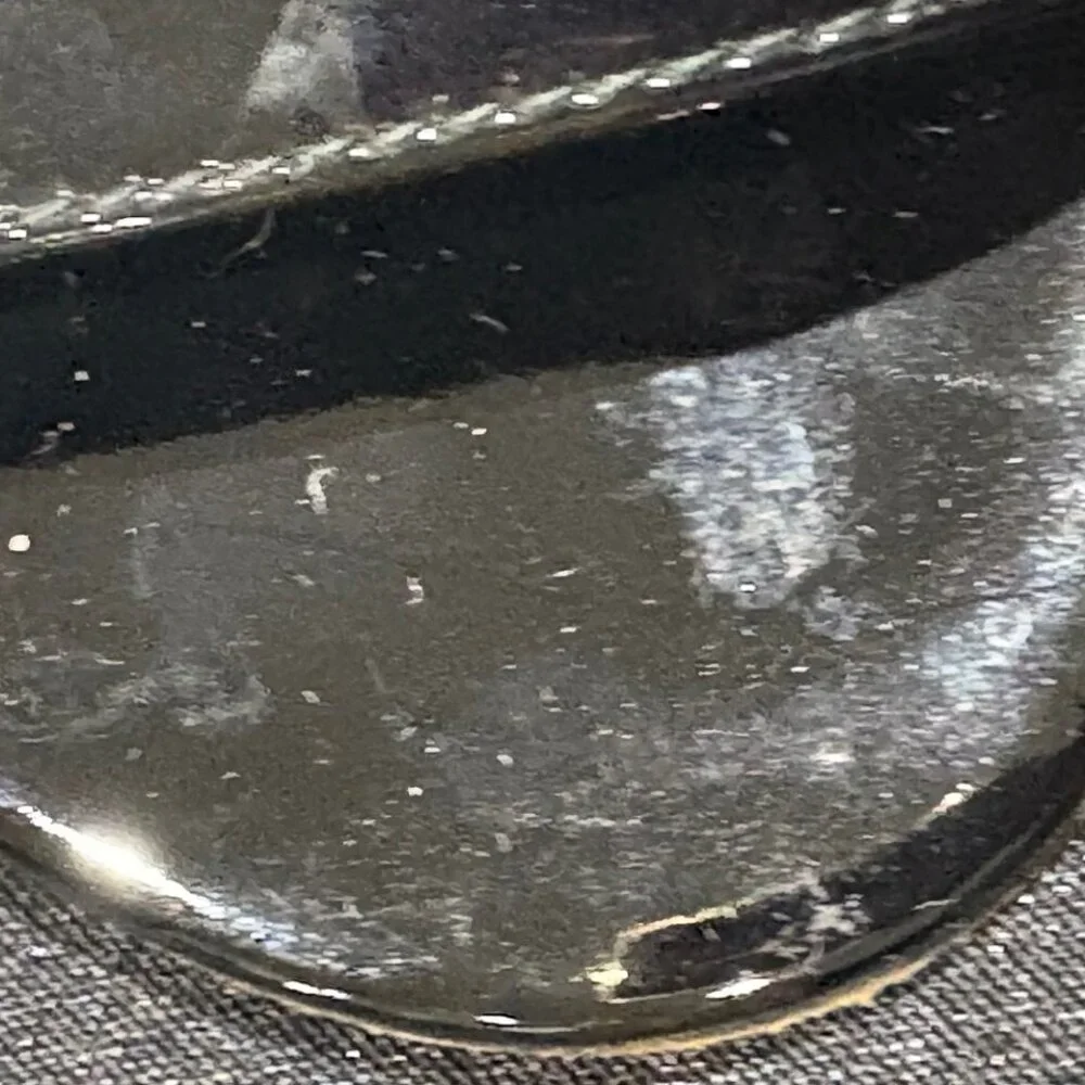 Stuart Weitzman Lineone Black Patent Leather Wedge Size 7 - Picture 10 of 10